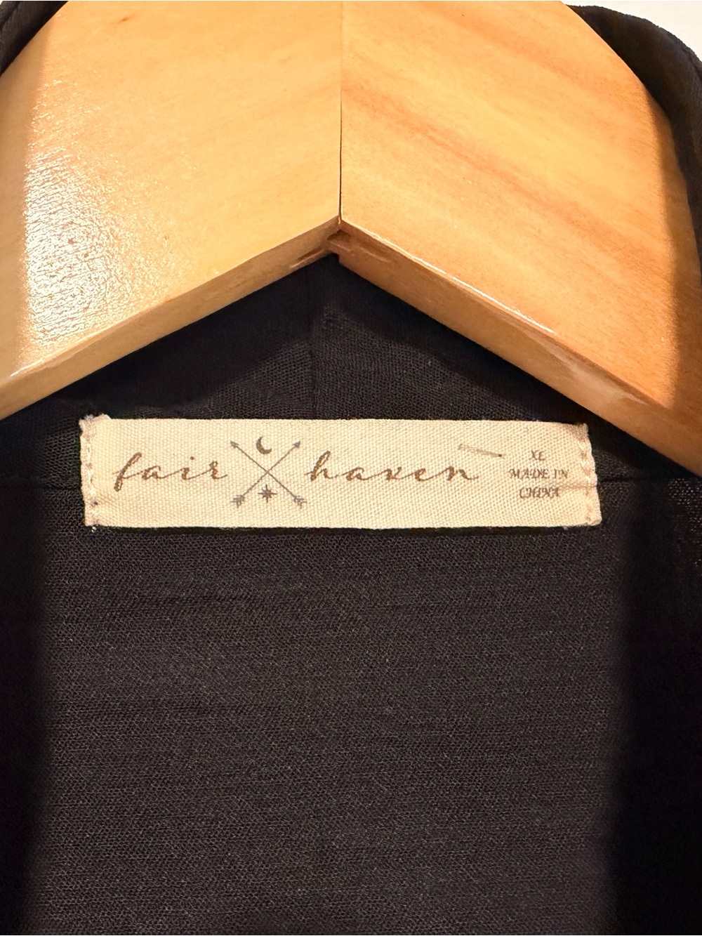 Have Black Draped Open-Front Cardigan - Picture 3 of 3